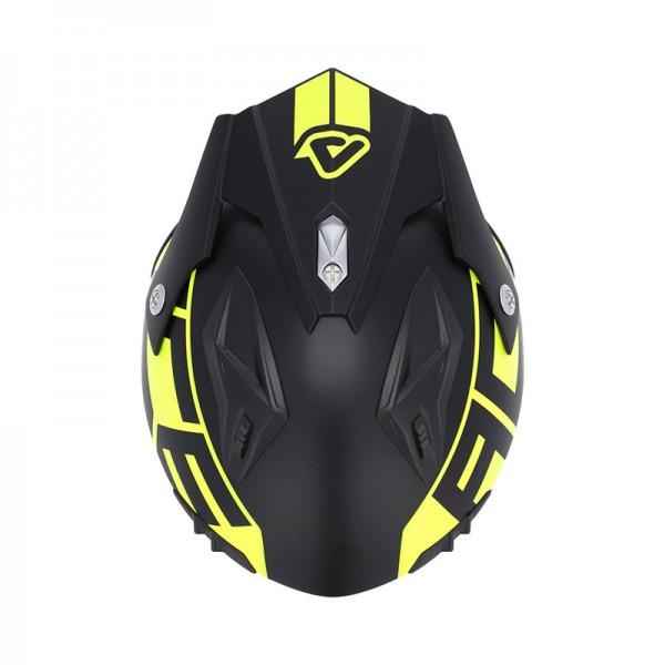 ACERBIS JET ARIA 2206 GRAPHIC BLACK YELLOW HELMET