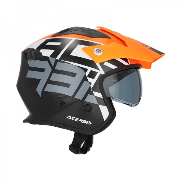 ACERBIS JET ARIA 2206 GRAPHIC ORANGE BLACK HELMET