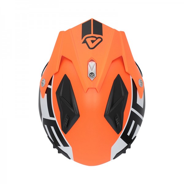 ACERBIS JET ARIA 2206 GRAPHIC ORANGE BLACK HELMET