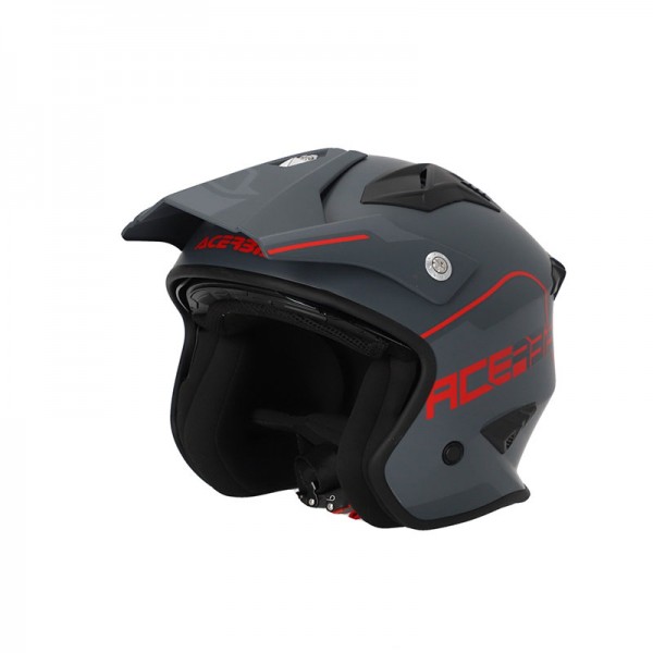 ACERBIS JET ARIA 2206 GREY RED HELMET