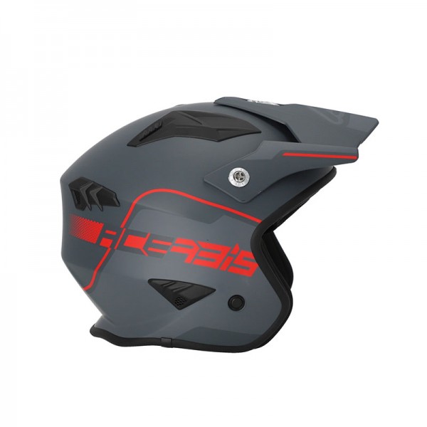 ACERBIS JET ARIA 2206 GREY RED HELMET