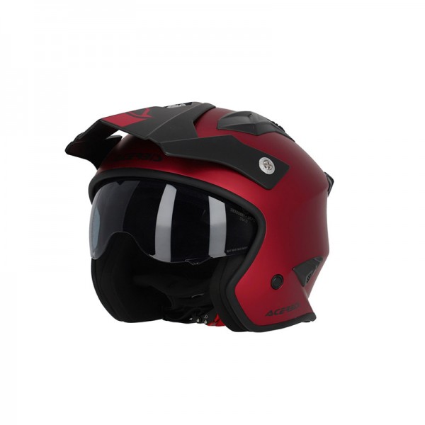 ACERBIS JET ARIA 2206 METALLIC RED HELMET