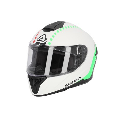 ACERBIS KRAPON WHITE BLACK HELMET