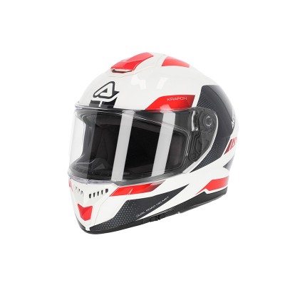 ACERBIS KRAPON WHITE RED HELMET