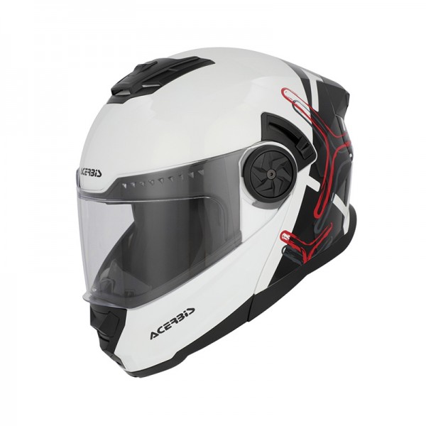 ACERBIS RIDER WHITE BLACK HELMET