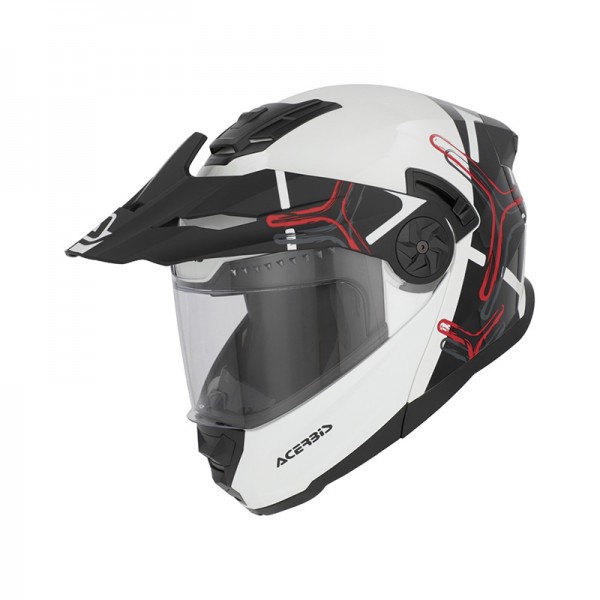 ACERBIS RIDER WHITE BLACK HELMET