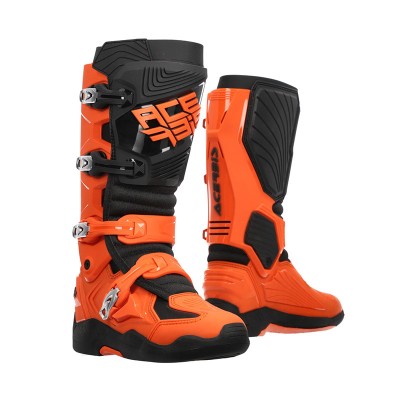 ACERBIS WHOOPS ORANGE BLACK BOOTS