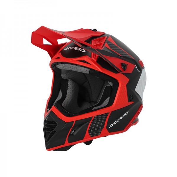 Acerbis X-Track 2206 Black Red Helmet