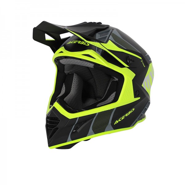 Acerbis X-Track 2206 Black Yellow Fluo Helmet