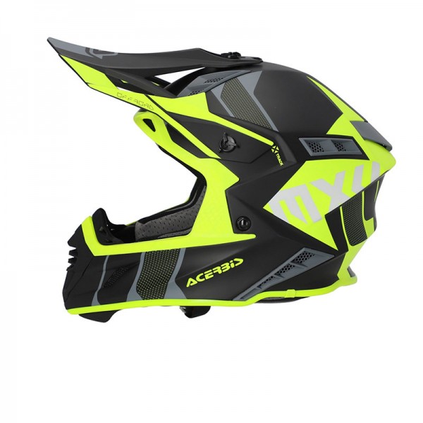 Acerbis X-Track 2206 Black Yellow Fluo Helmet