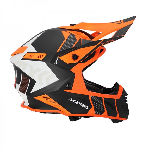Acerbis X-Track 2206 Orange Fluo Black Helmet