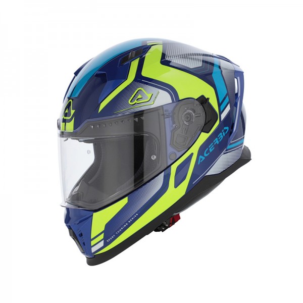 ACERBIS X-WAY GRAPHIC BLUE YELLOW HELMET