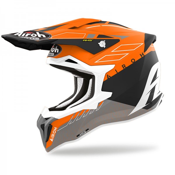 AIROH STRYCKER SKIN ORANGE MATT HELMET