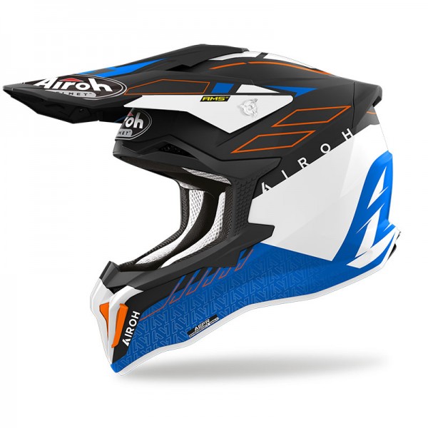AIROH STRYCKER SKIN BLUE MATT HELMET