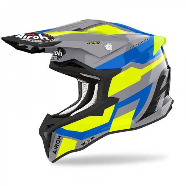 AIROH STRYCKER GLAM YELLOW GLOSS HELMET