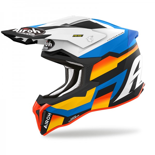AIROH STRYCKER GLAM BLUE MATT HELMET