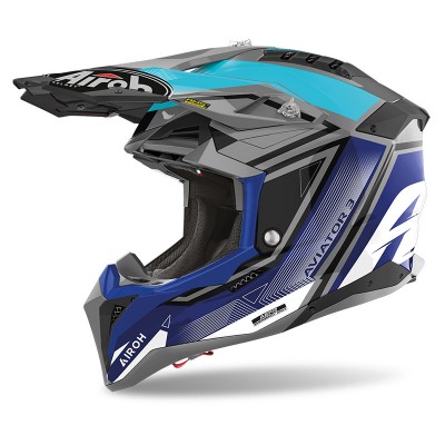 Airoh Aviator 3 League Blue Helmet