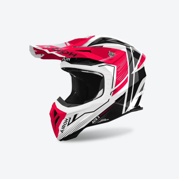 AIROH AVIATOR ACE 2 ENGINE RED GLOSS HELMET