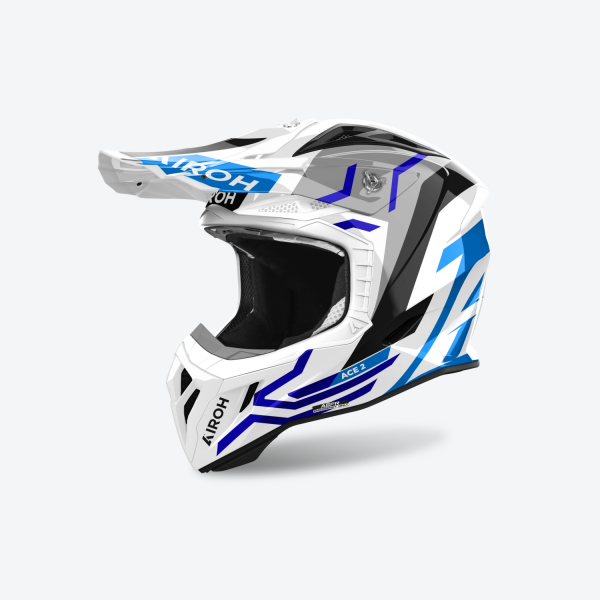 AIROH AVIATOR ACE 2 GROUND BLUE GLOSS HELMET
