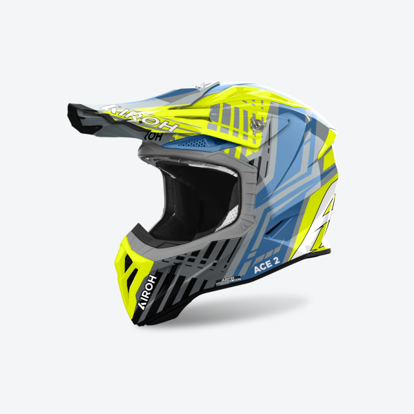 AIROH AVIATOR ACE 2 PROUD YELLOW GLOSS HELMET