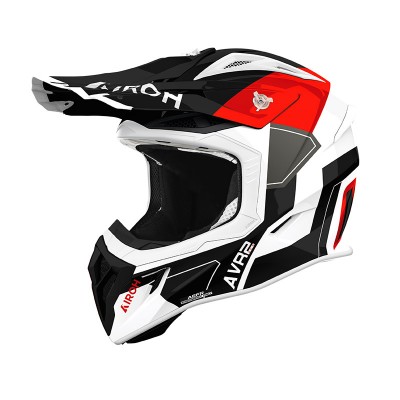 AIROH AVIATOR ACE 2 SHIELD RED HELMET