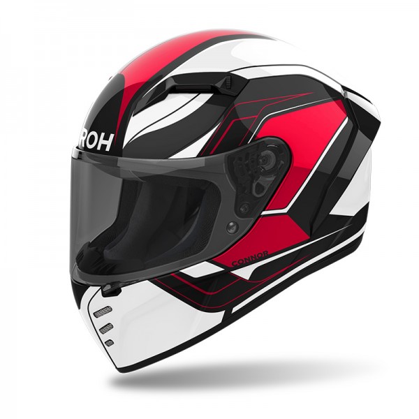 AIROH CONNOR DUNK RED FULL FACE HELMET