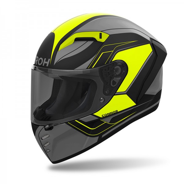 AIROH CONNOR DUNK YELLOW MATT FULL FACE HELMET