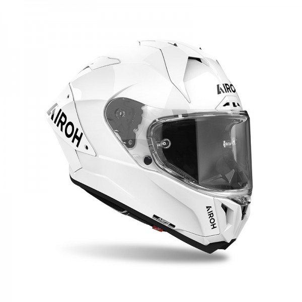 AIROH GP 800 FIM RACING 1 COLOR WHITE HELMET