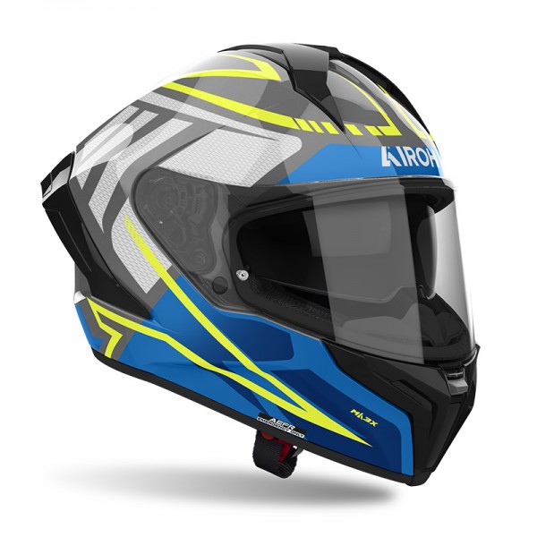 AIROH MATRYX RIDER BLUE GLOSS HELMET
