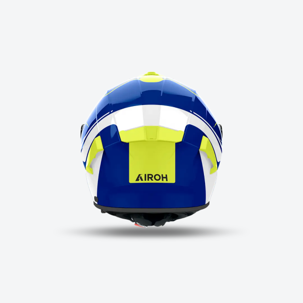 AIROH SPARK 2 CHRONO BLUE/YELLOW GLOSS  HELMET