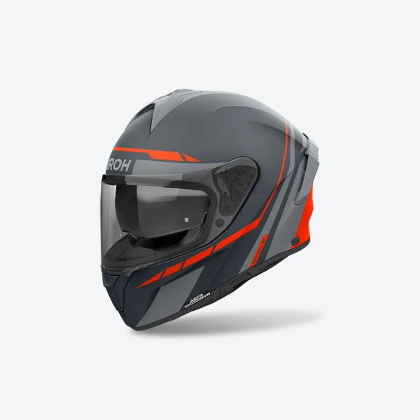 AIROH SPARK 2  SPINNER ORANGE MATT HELMET 