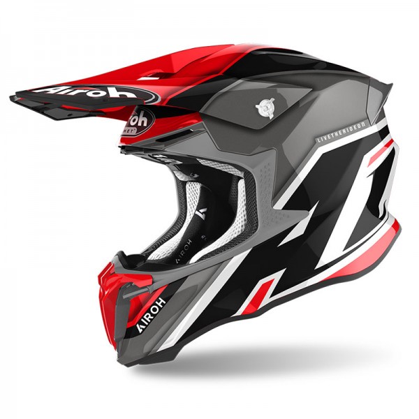 Airoh Twist 2 Shaken Red Gloss Helmet