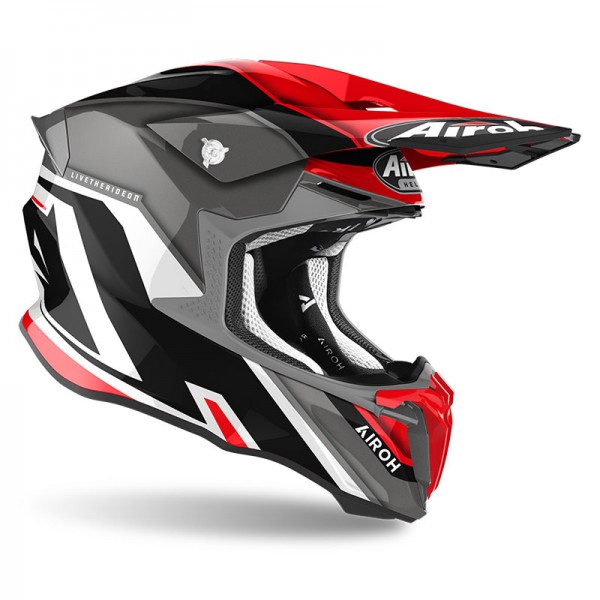 Airoh Twist 2 Shaken Red Gloss Helmet