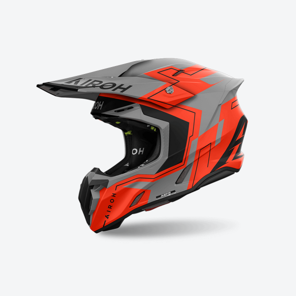 AIROH TWIST 3 DIZZY ORANGE FLUO MATT HELMET