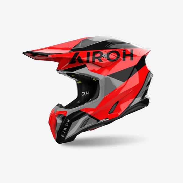 AIROH TWIST 3 KING RED GLOSS HELMET