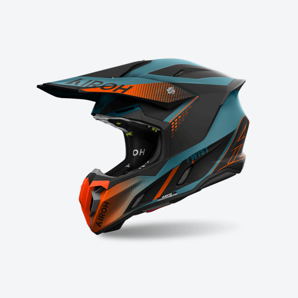 AIROH TWIST 3 SHARD ORANGE MATT HELMET
