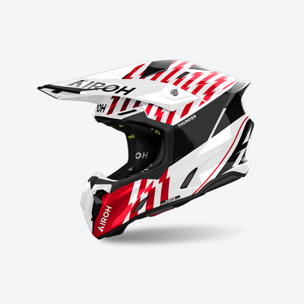 AIROH TWIST 3 THUNDER RED GLOSS HELMET