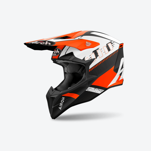 AIROH WRAAAP FEEL ORANGE MATT HELMET