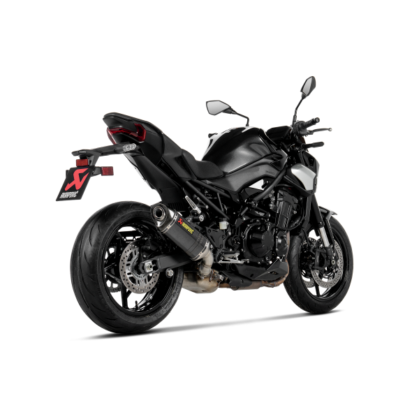 AKRAPOVIC SLIP-ON LINE CARBON EXHAUST FOR KAWASAKI Z900 2025 PART # S-K9SO11-HZC