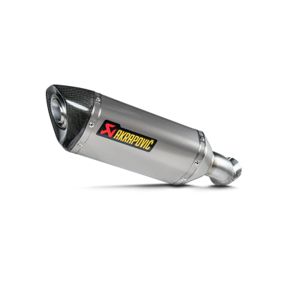 AKRAPOVIC SLIP-ON LINE TITANIUM EXHAUST FOR KAWASAKI Z900 2025 PART # S-K9SO11-HZT