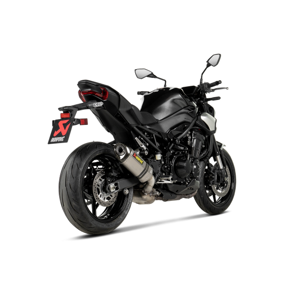 AKRAPOVIC SLIP-ON LINE TITANIUM EXHAUST FOR KAWASAKI Z900 2025 PART # S-K9SO11-HZT