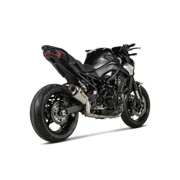 AKRAPOVIC SLIP-ON LINE TITANIUM EXHAUST FOR KAWASAKI Z900 2025 PART # S-K9SO12-ASZT