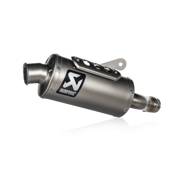 AKRAPOVIC SLIP-ON LINE TITANIUM EXHAUST FOR TRIUMPH SCRAMBLER 400 2025 PART # S-T4SO1-HDT