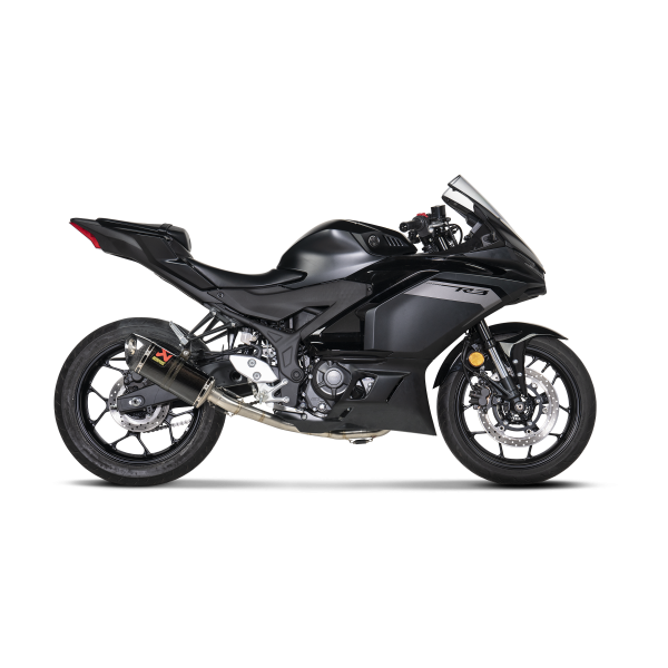 AKRAPOVIC RACING LINE CARBON FOR YAMAHA R3 2016 - 2025 PART # S-Y3R3-APC