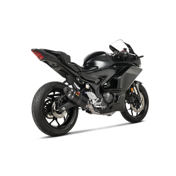 AKRAPOVIC RACING LINE CARBON FOR YAMAHA R3 2016 - 2025 PART # S-Y3R3-APC