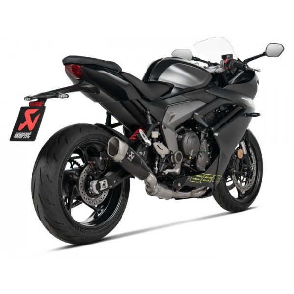 AKRAPOVIC RACING LINE TITANIUM EXHAUST FOR TRIUMPH DAYTONA 660 2024 PART # S-T6R2-CQTBL