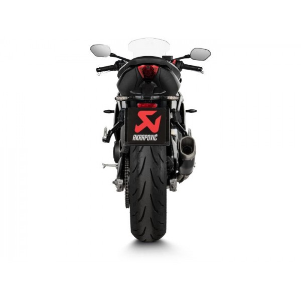 AKRAPOVIC RACING LINE TITANIUM EXHAUST FOR TRIUMPH DAYTONA 660 2024 PART # S-T6R2-CQTBL