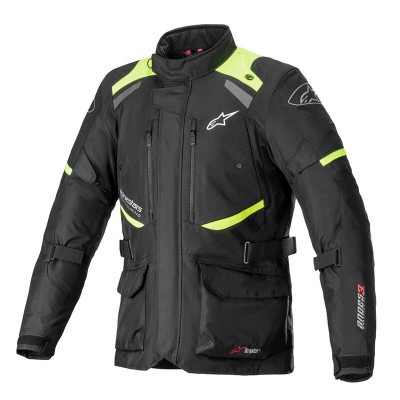 ALPINESTARS ANDES V3 DRYSTAR BLACK YELLOW JACKET