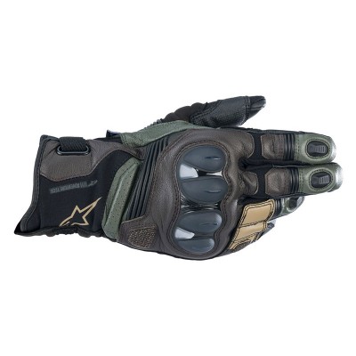 ALPINESTARS BELIZE V2 DRYSTAR FOREST BROWN GLOVES