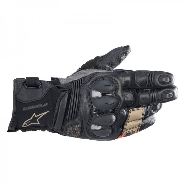 ALPINESTARS BELIZE V2 DRYSTAR SAND RED GLOVES